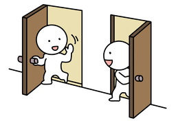 next toのイラスト